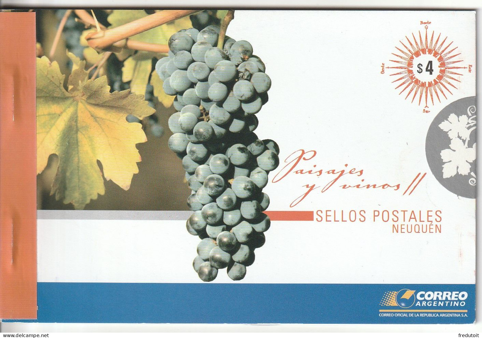 ARGENTINE - CARNET N°C2647 ** (2007) Paysages Et Vignobles - Booklets