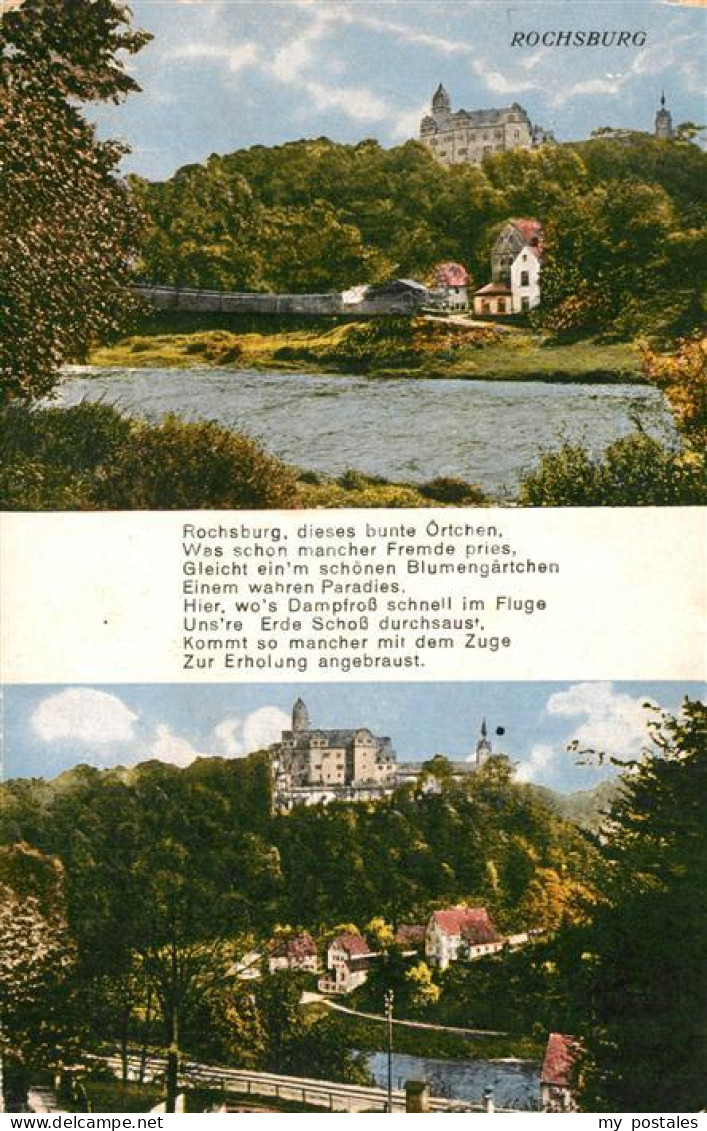 73564118 Rochsburg Schloss Panorama Gedicht Rochsburg - Lunzenau