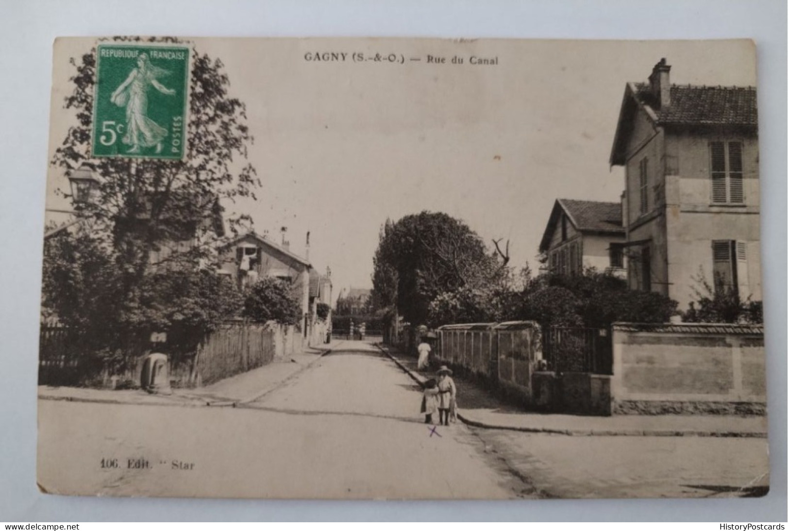 Gagny (S.-&-O.), Rue De Canal, 1911 - Gagny