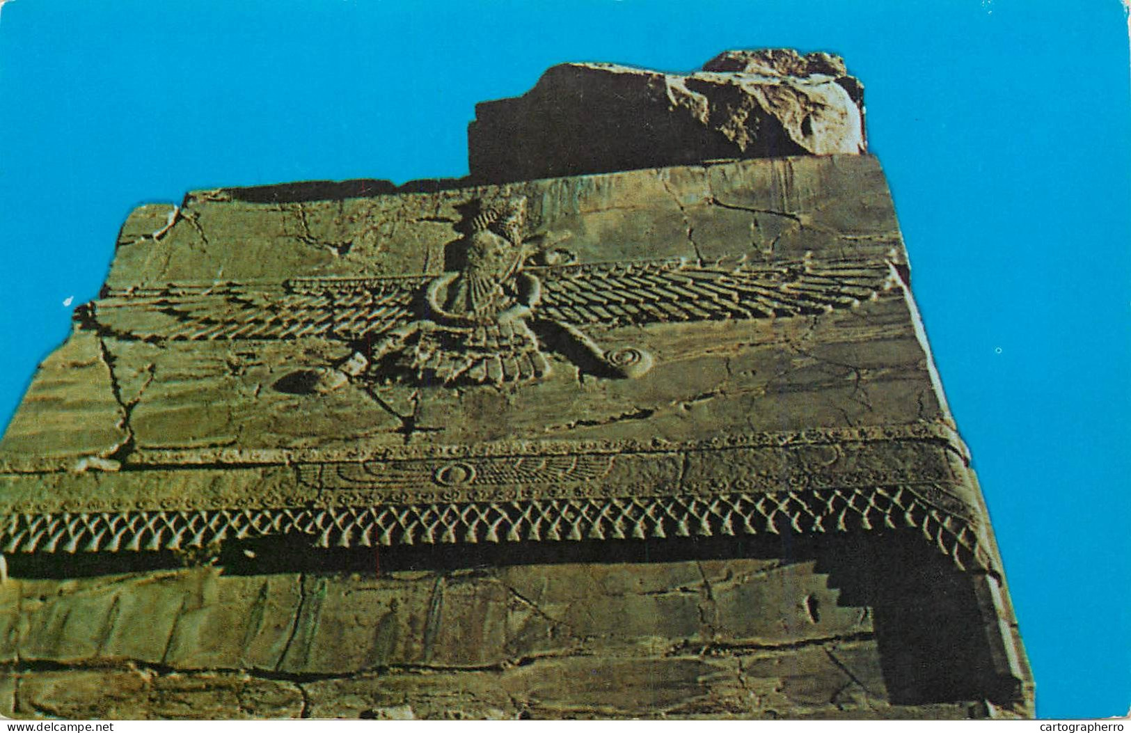 Iran Shiraz Persepolis Historical Landmark Monument Detail View - Iran