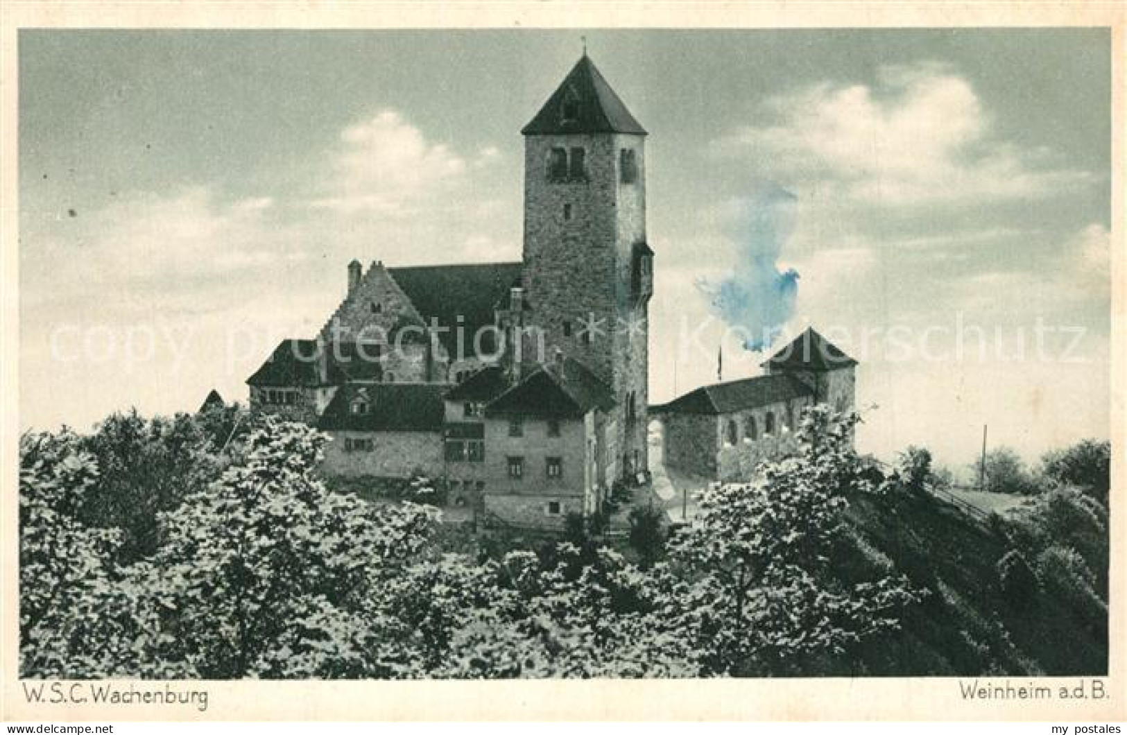 73564105 Weinheim Bergstrasse W S C Wachenburg Weinheim Bergstrasse - Weinheim