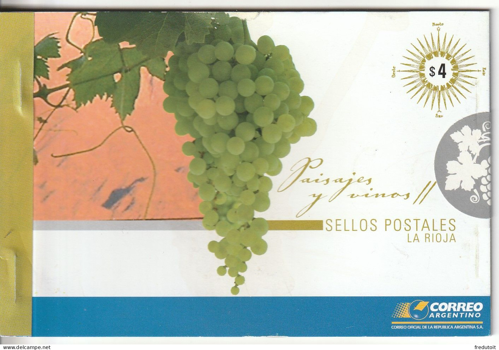 ARGENTINE - CARNET N°C2649 ** (2007) Paysages Et Vignobles - Markenheftchen