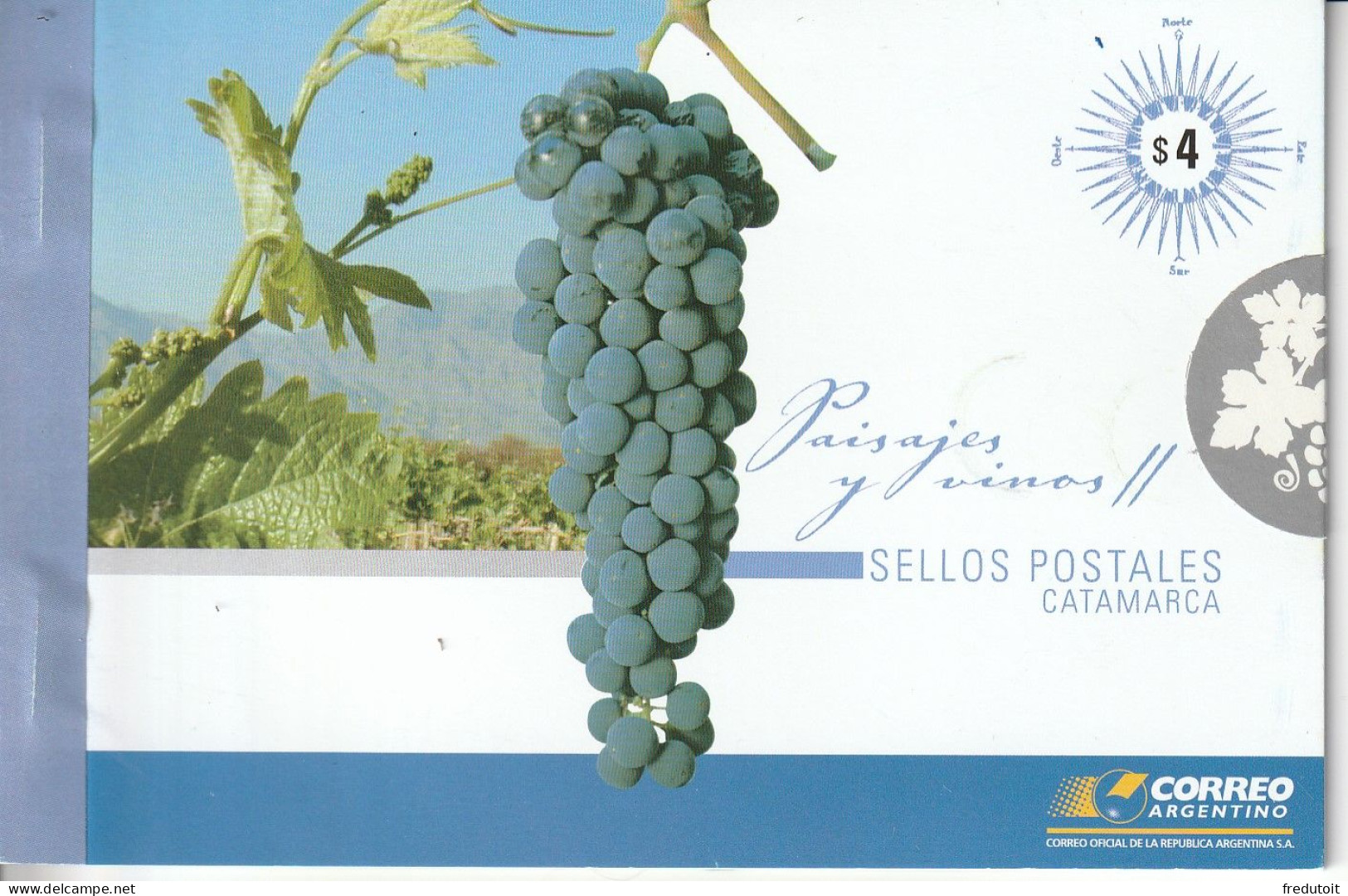 ARGENTINE - CARNET N°C2651 ** (2007) Paysages Et Vignobles - Markenheftchen