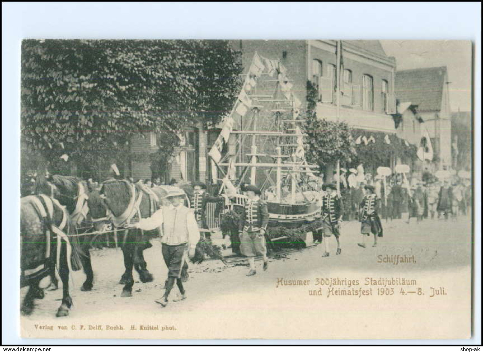 XX16101/ Husum 300 Jährig. Stadtjubiläum U. Heimatfest 1903 AK  - Husum