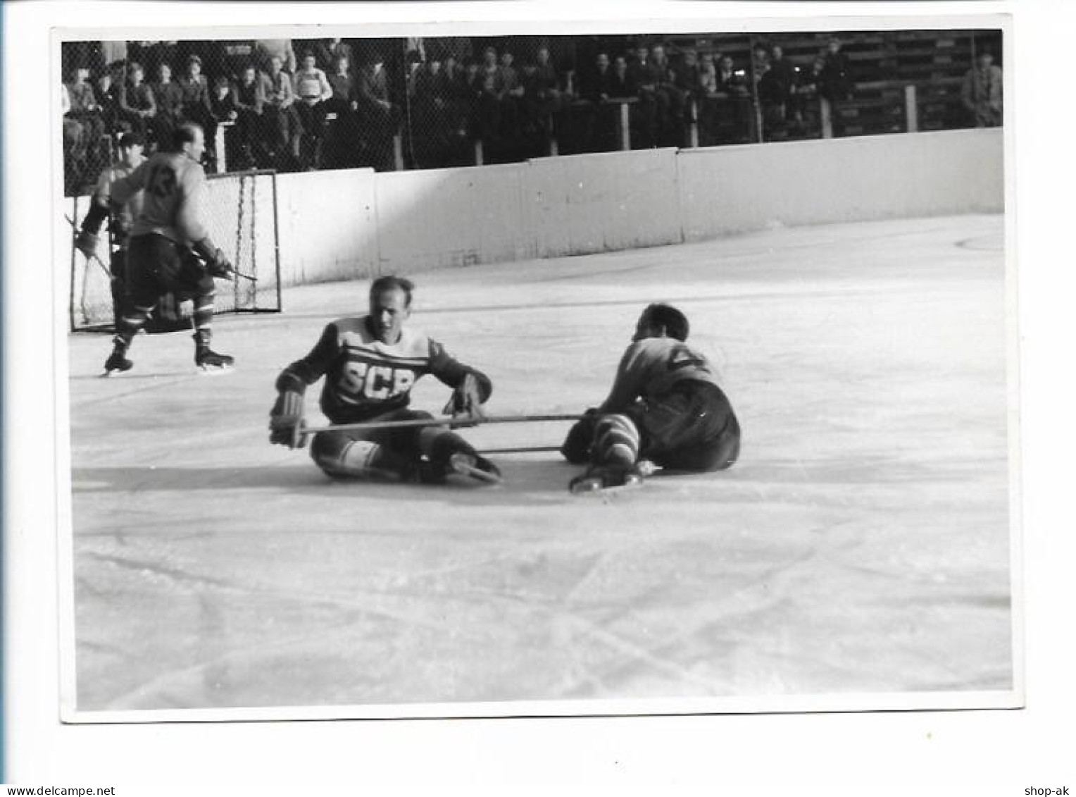 C4822/ Eishockey SC Riessersee  Foto 40/50er Jahre  17,5 X 12,5 Cm - Autres & Non Classés