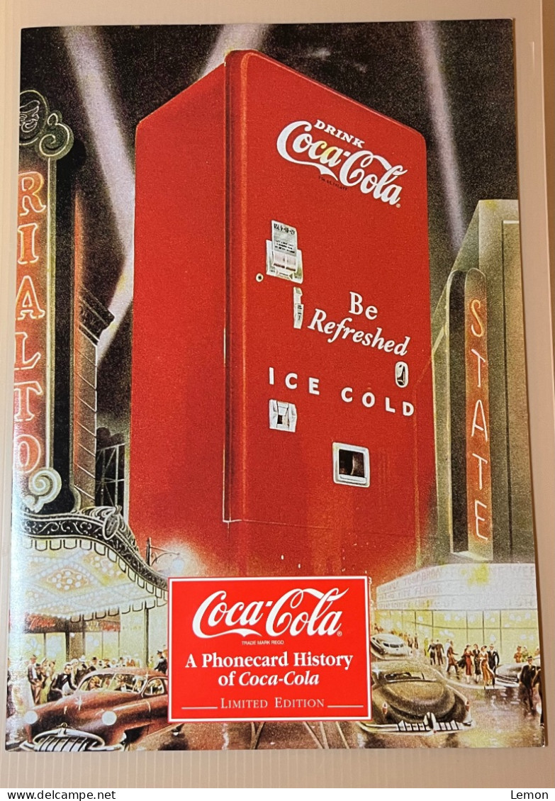 Mint Australia Telstra (Anritsu) Phonecard - 1996 COCA COLA Complimentary Issue, Set Of 10 Mint Cards With Folder - Australie