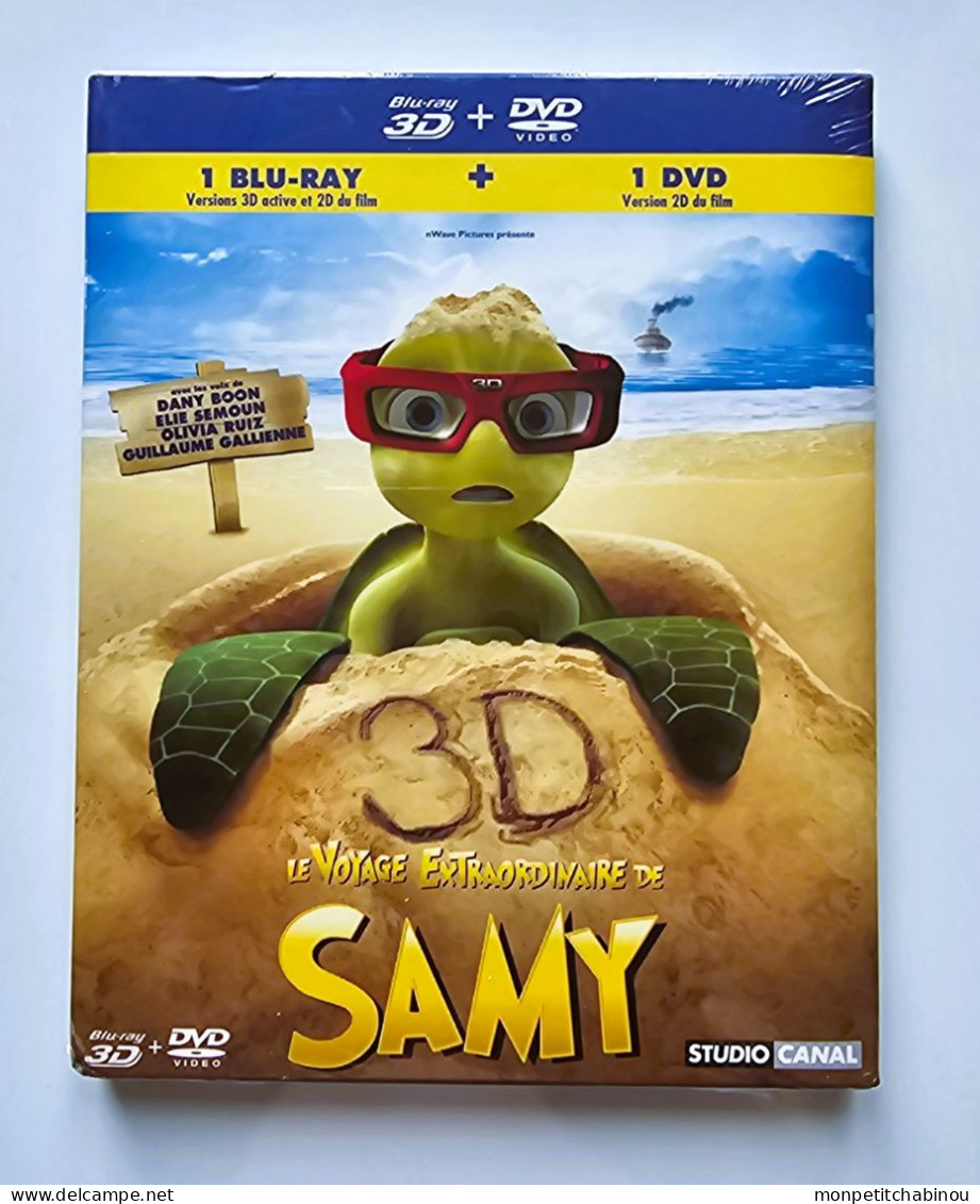 BLU-RAY LE VOYAGE EXTRAORDINAIRE DE SAMY En 3D + DVD (NEUF) - Kinderen & Familie