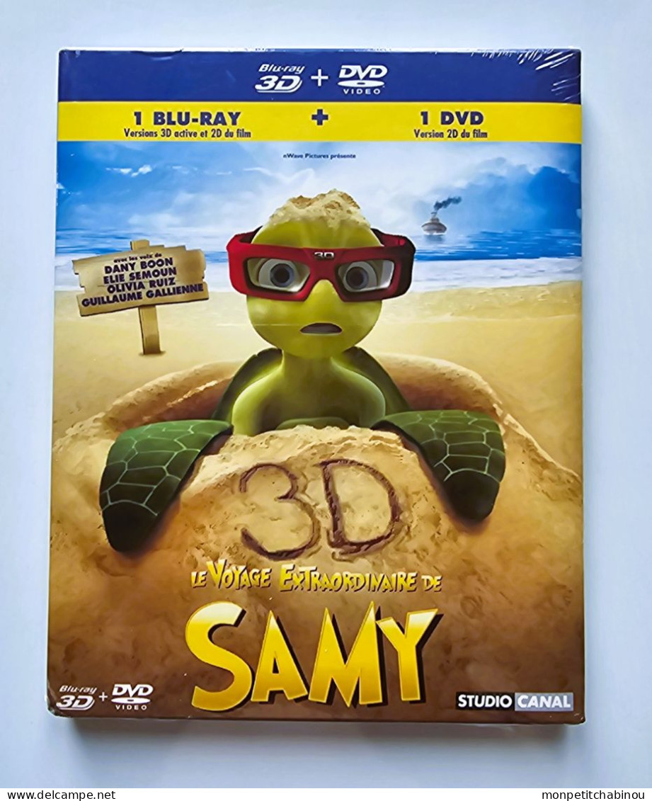 BLU-RAY LE VOYAGE EXTRAORDINAIRE DE SAMY En 3D + DVD (NEUF) - Enfants & Famille