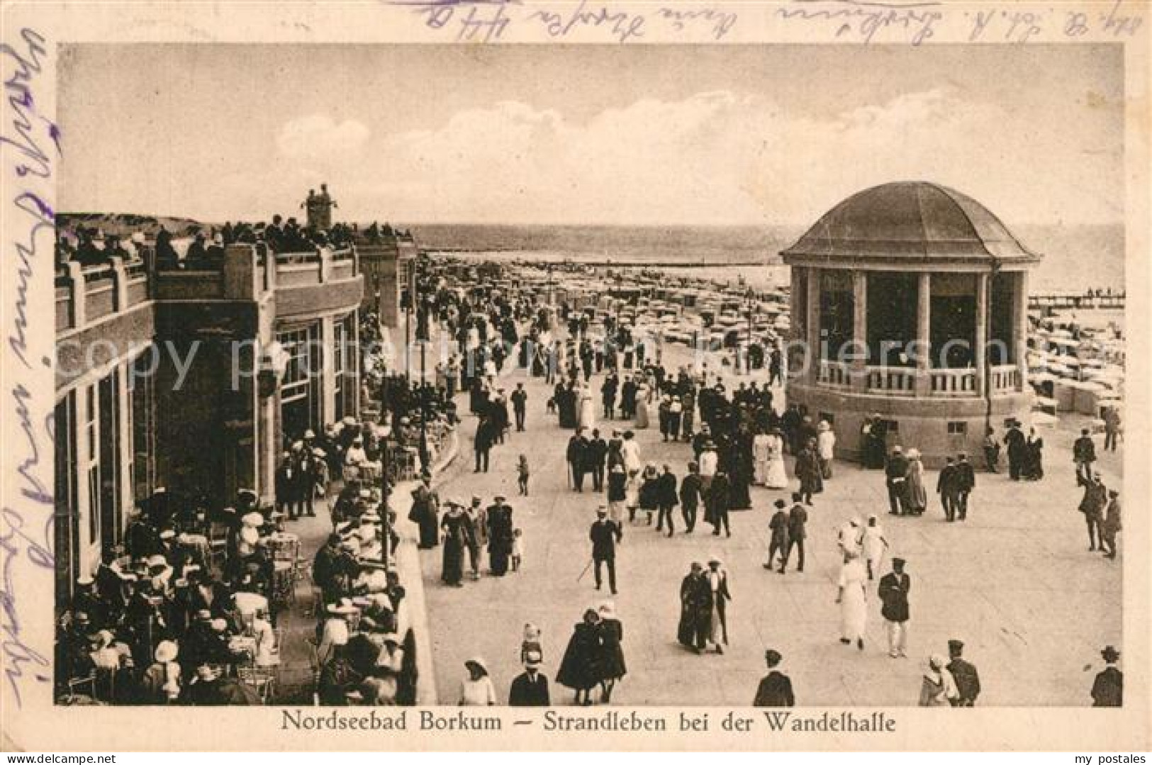 73561867 Borkum Nordseebad Strandleben Wandelhalle Borkum Nordseebad - Borkum