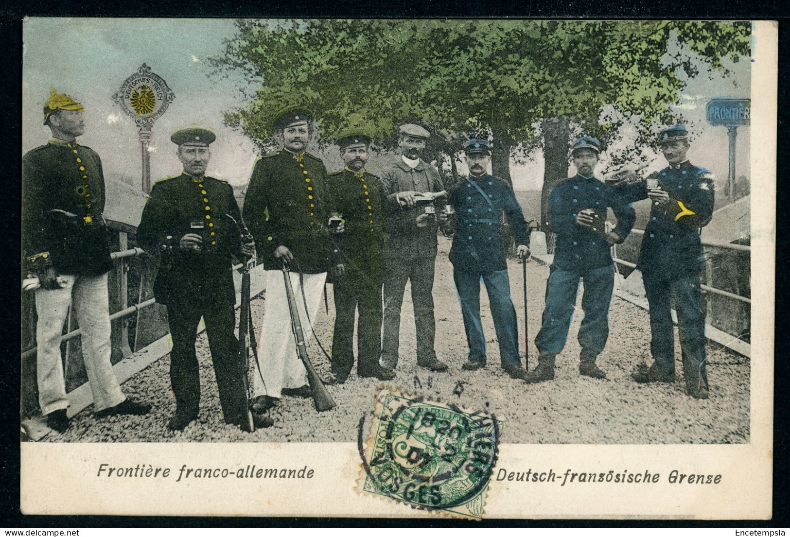 CPA - Carte Postale - Frontière Franco Allemande  (CP24476OK) - Politie-Rijkswacht