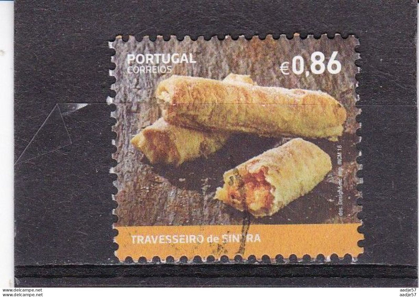 PORTUGAL YT 4324 - GASTRONOMIE DESSERT TRAVESSEIRO Used - Used Stamps
