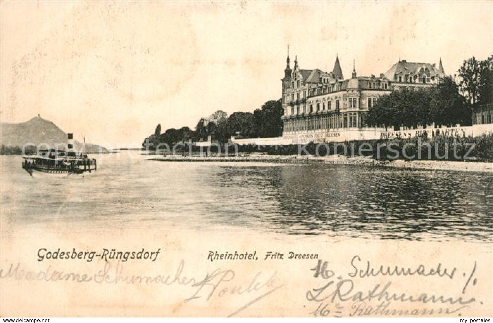 73561414 Ruengsdorf Rheinhotel Dampfer Ruengsdorf - Bonn