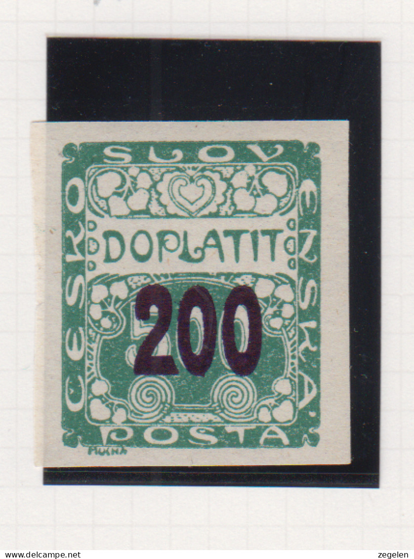 Tsjechoslovakije Michel-cat. Porto 54 ** - Postage Due