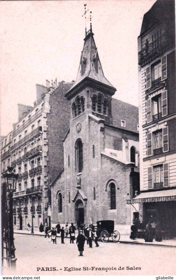 75 - PARIS 17 -  Eglise Saint Francois De Sales -  15 Rue Ampère - Arrondissement: 17