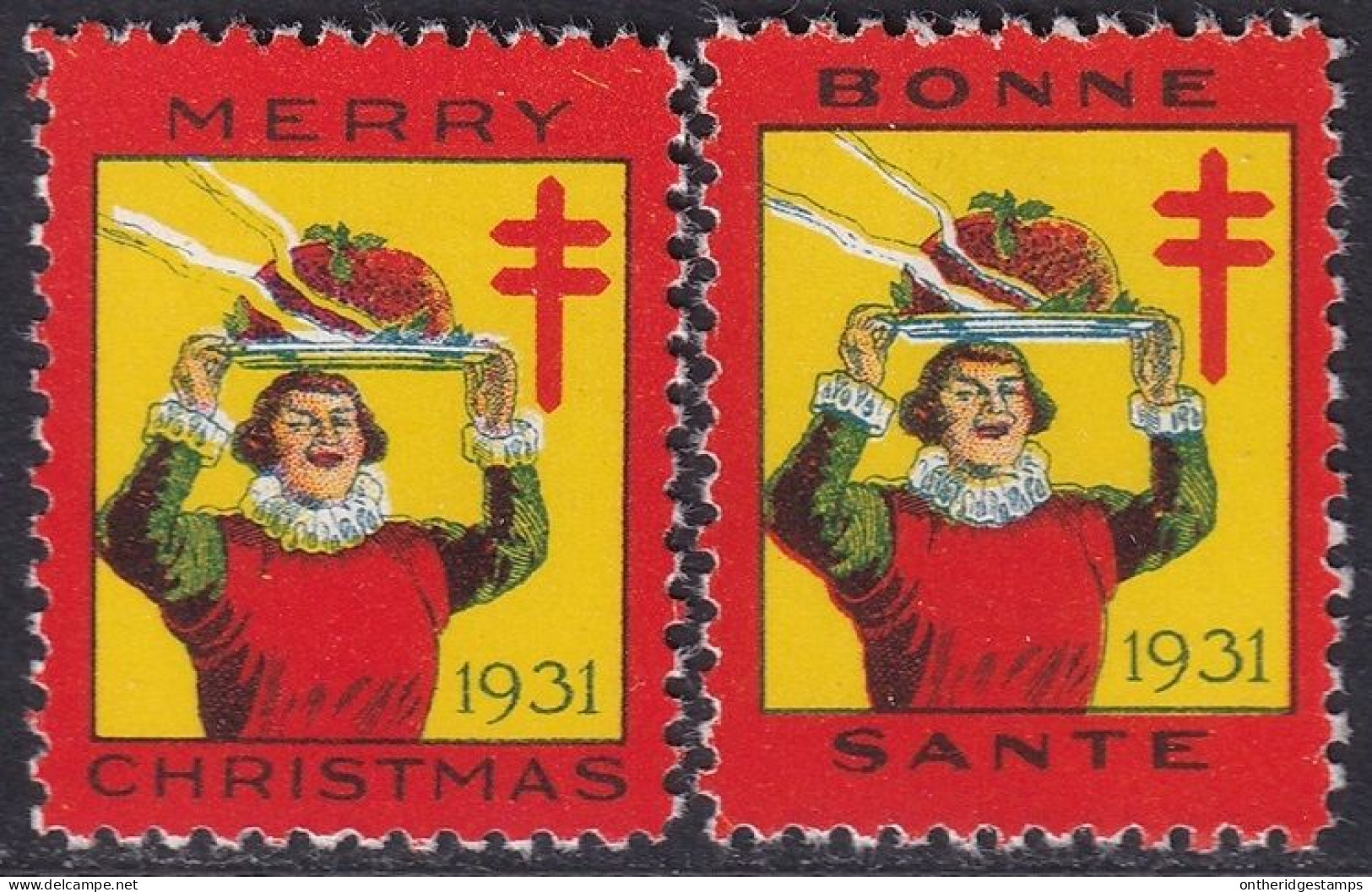 Canada 1931  Christmas Seal Set MNH** - Vignettes Locales Et Privées