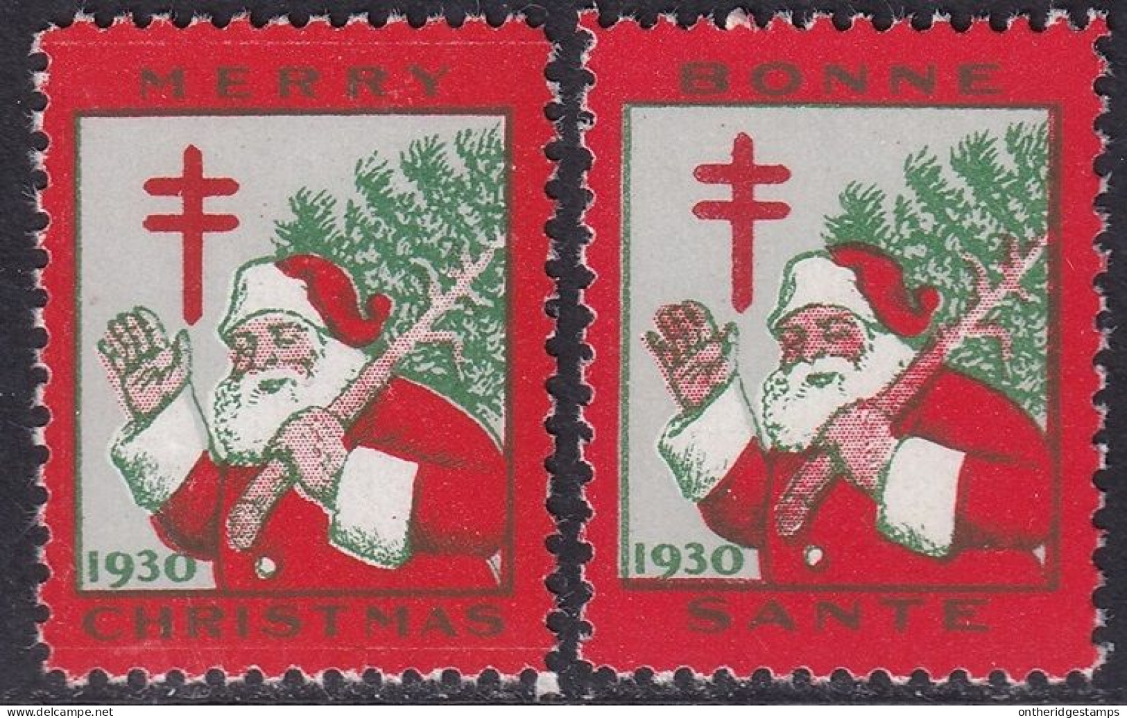 Canada 1930  Christmas Seal Set MNH** - Vignettes Locales Et Privées