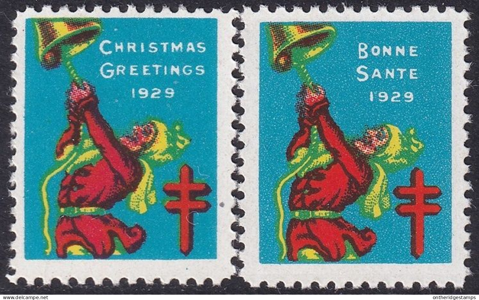 Canada 1929  Christmas Seal Set MNH** - Privaat & Lokale Post