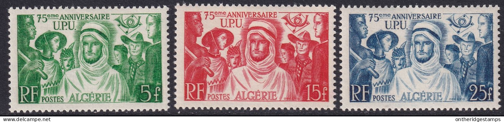 Algeria 1949 Sc 226-8 Algérie Yt 276-8 Set MH* - Nuovi