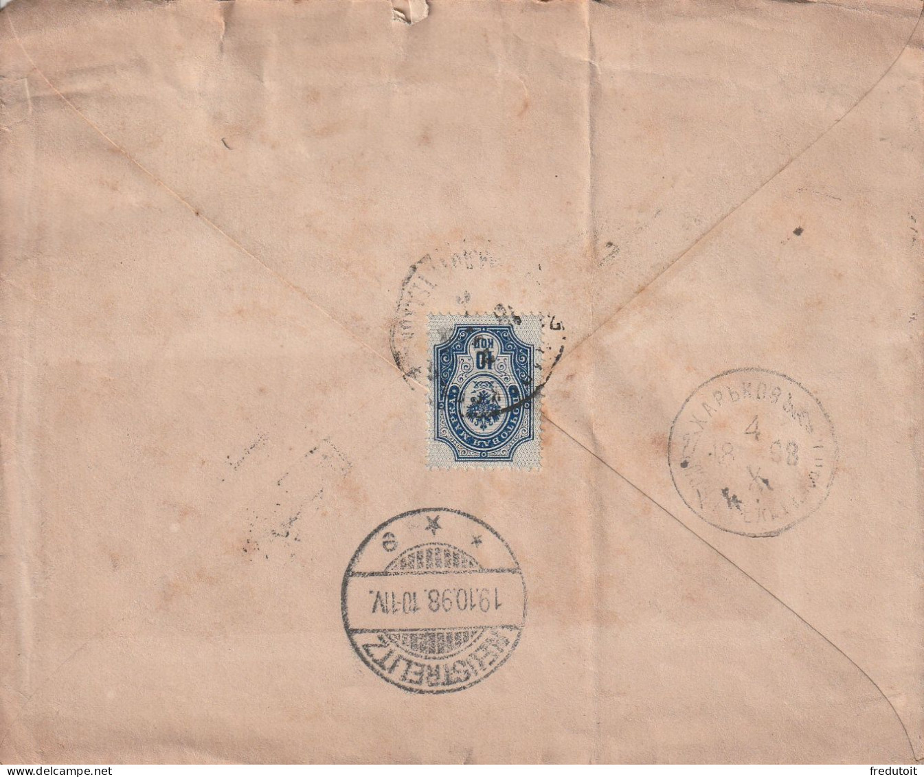 ENTIERS POSTAUX - RUSSIE - Du 18/10/1898 Pour Neustrelitz (Allemagne) - Interi Postali
