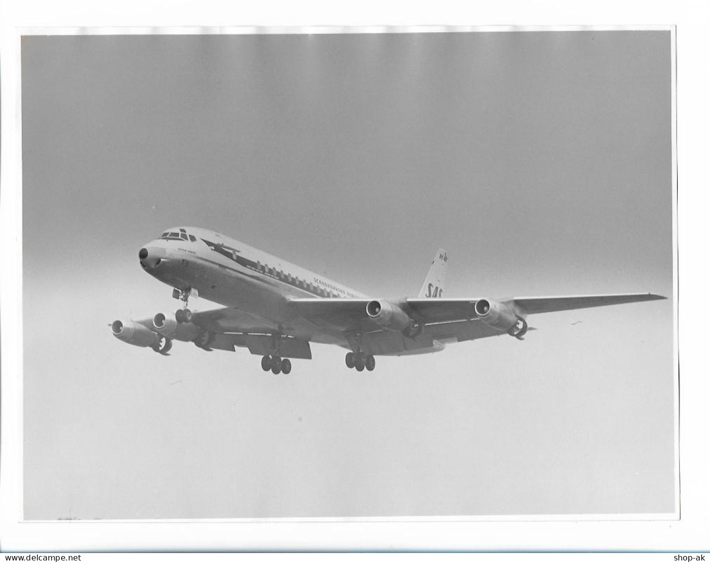 MM0405/ Flugzeug SAS Scandinavian Airlines Rurik Viking Foto 24x18 Cm 70er Jahre - Other & Unclassified