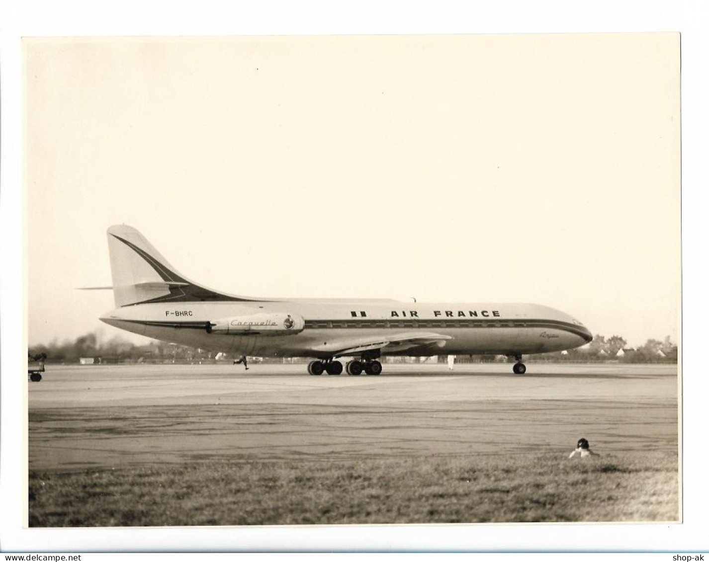 MM0421/ Flugzeug  Air France F-BHRC  Foto 24 X 18 Cm 70er Jahre - Otros & Sin Clasificación