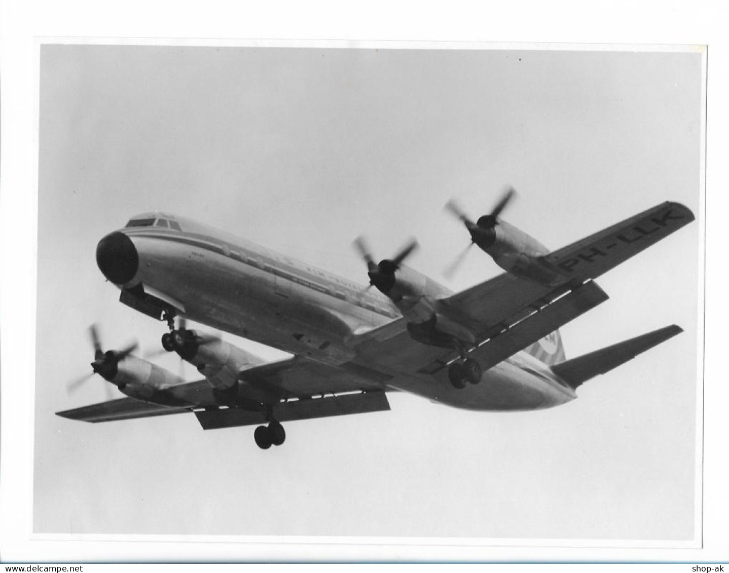 MM0415/ Flugzeug KLM  Foto 24 X 18 Cm 70er Jahre - Altri & Non Classificati
