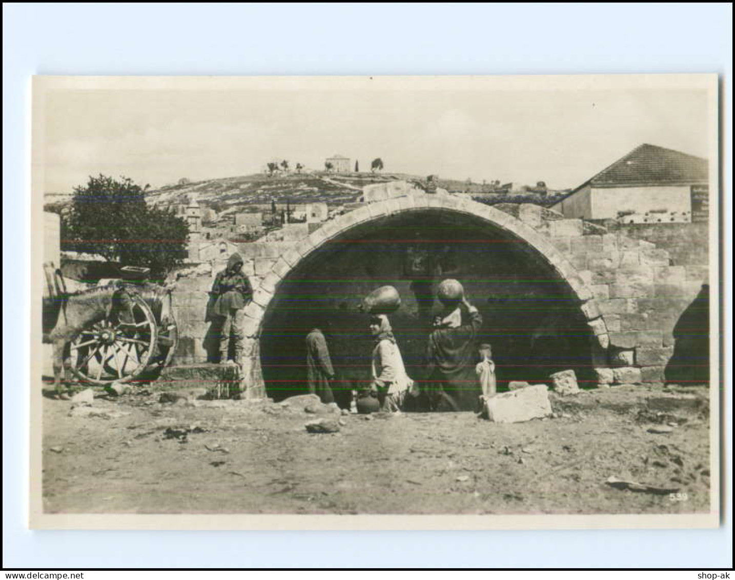 XX16863/ Nazareth Marienbrunnen Foto AK  Palästina  Ca. 1930 - Palestine