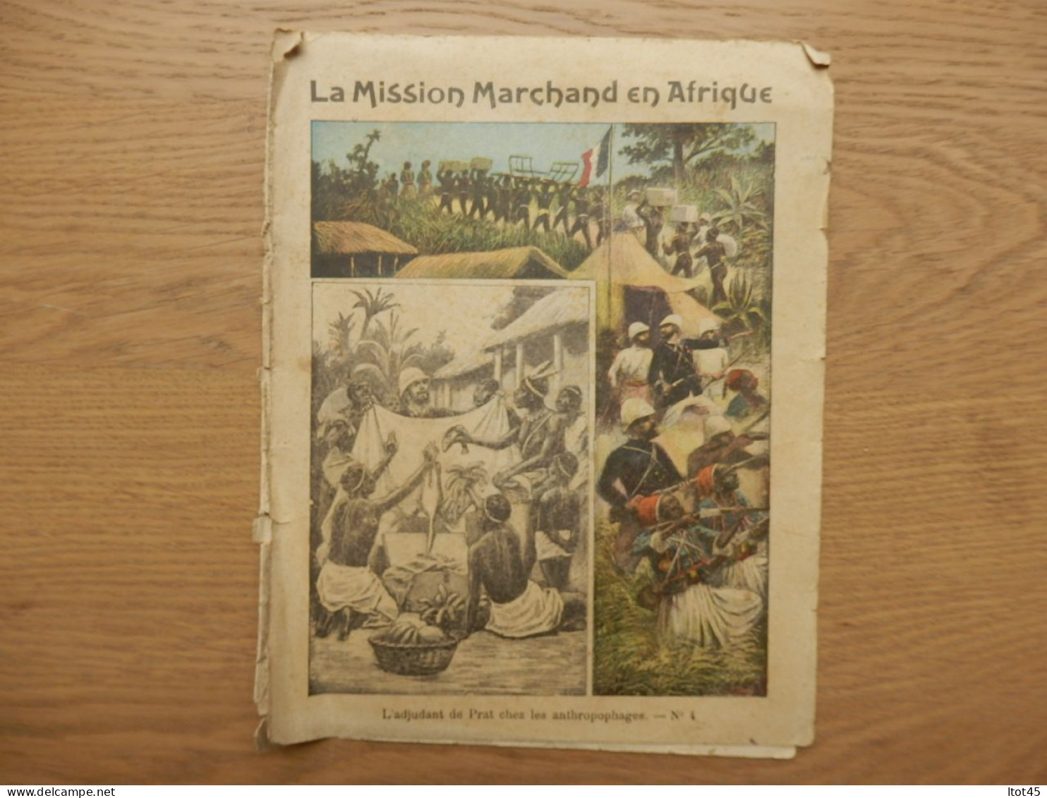 PROTEGE-CAHIER LA MISSION MARCHAND EN AFRIQUE N°4 - Copertine Di Libri