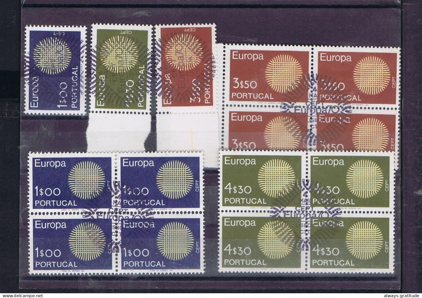 #87017A  PORTUGAL Europe 1970 / 5 Set Used - Oblitérés
