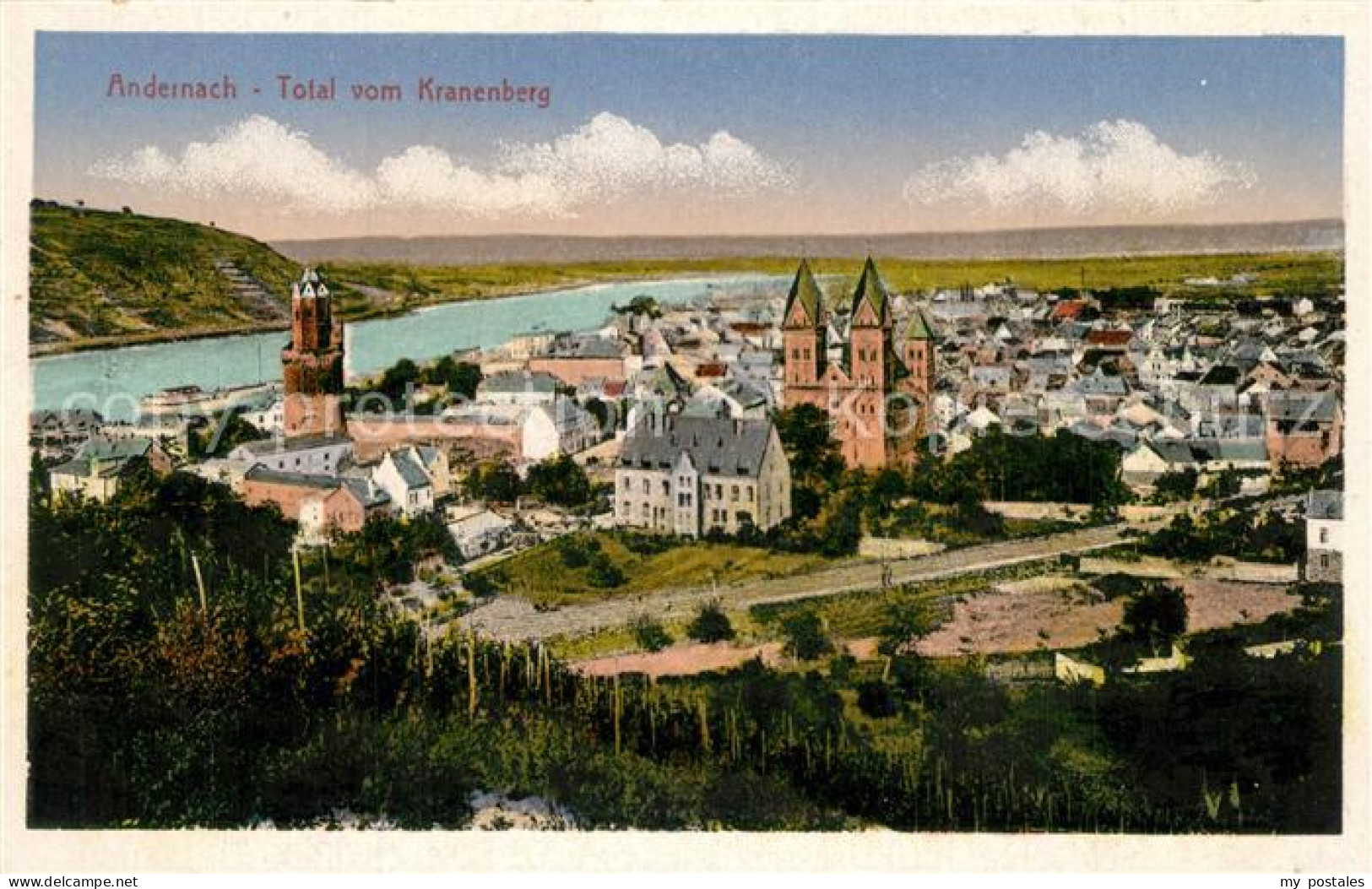 73560895 Andernach Totalansicht Vom Kranenberg Aus Gesehen Andernach - Andernach