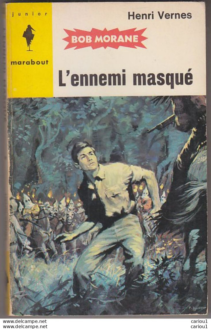 C1 Henri VERNES Bob Morane L ENNEMI MASQUE EO Type 5 1964 Port Inclus France - Marabout Junior