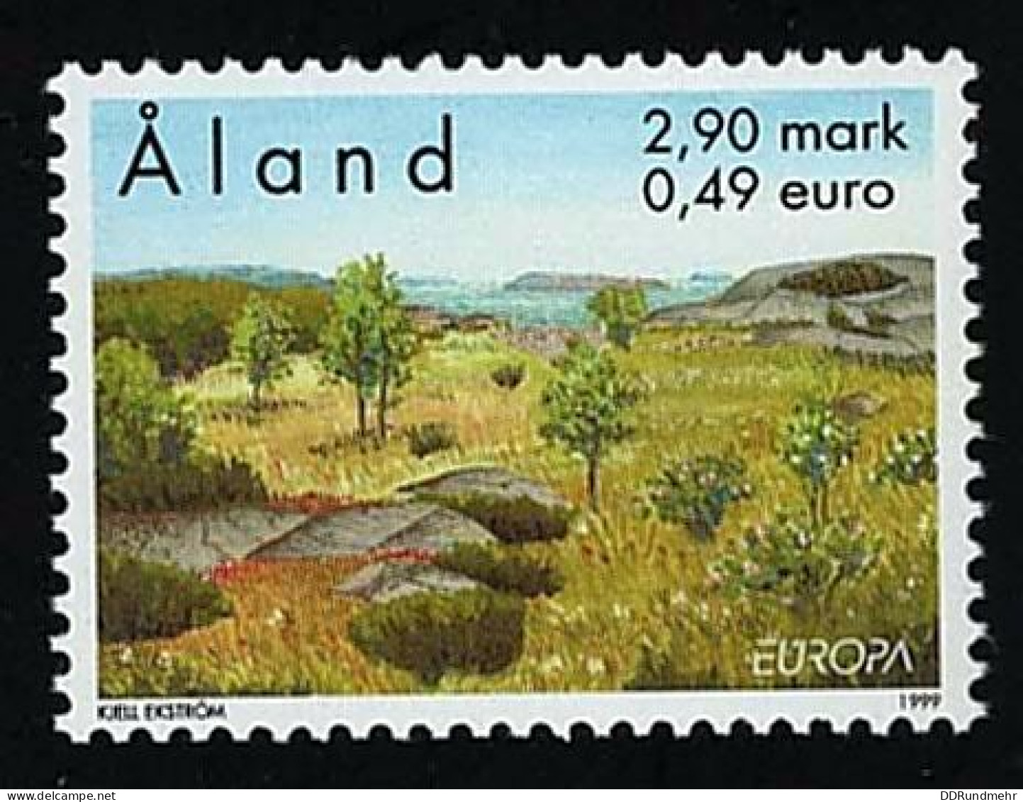 1999 Europa Michel AX 157 Stamp Number AX 157 Yvert Et Tellier AX 156 Stanley Gibbons AX 153 AFA AX 157 Xx MNH - Ålandinseln