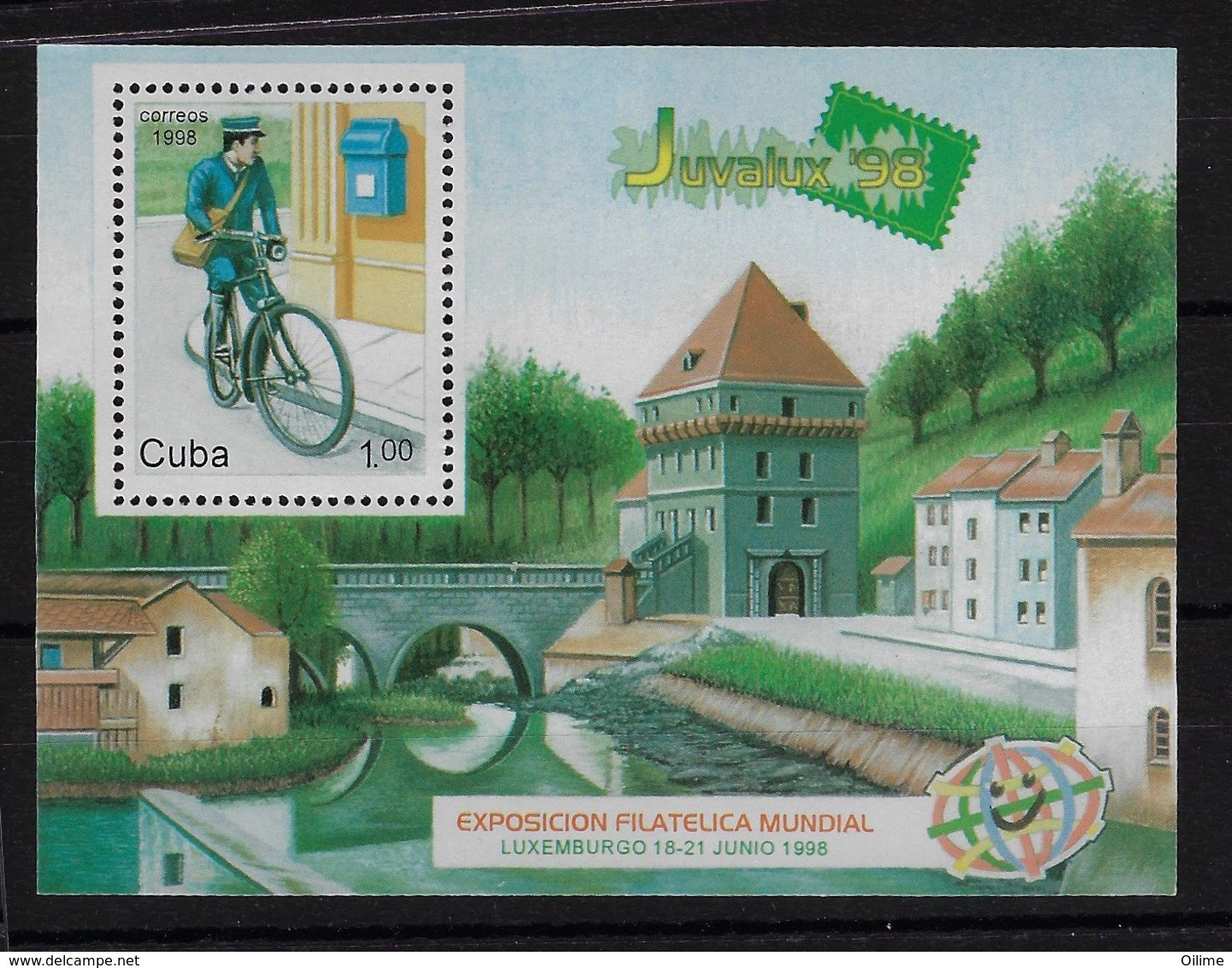 CUBA 1998. HB EXPOSICIÓN FILATÉLICA JUVALUX 98. MNH. EDIFIL 4264 - Ongebruikt