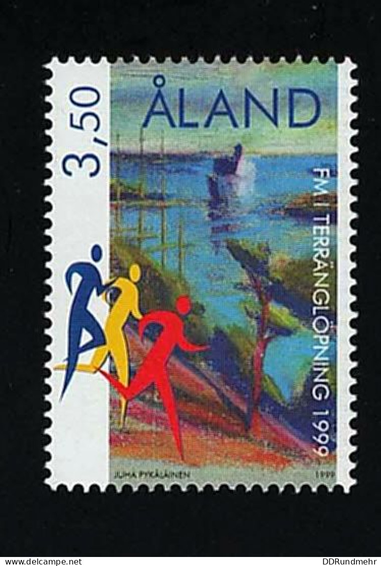 1999 Cross Country  Michel AX 163 Stamp Number AX 160 Yvert Et Tellier AX 163 Stanley Gibbons AX 159 AFA AX 163 Xx MNH - Ålandinseln