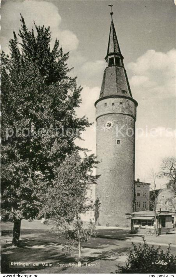 73560591 Kitzingen Main Der Schiefe Turm Kitzingen Main - Kitzingen