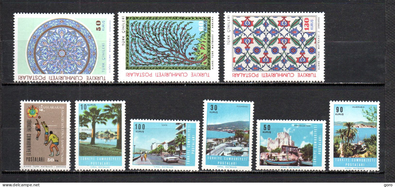 Turquía  1966  .-   Y&T  Nº   1774/1776-1777-1778/1782   ** - Unused Stamps