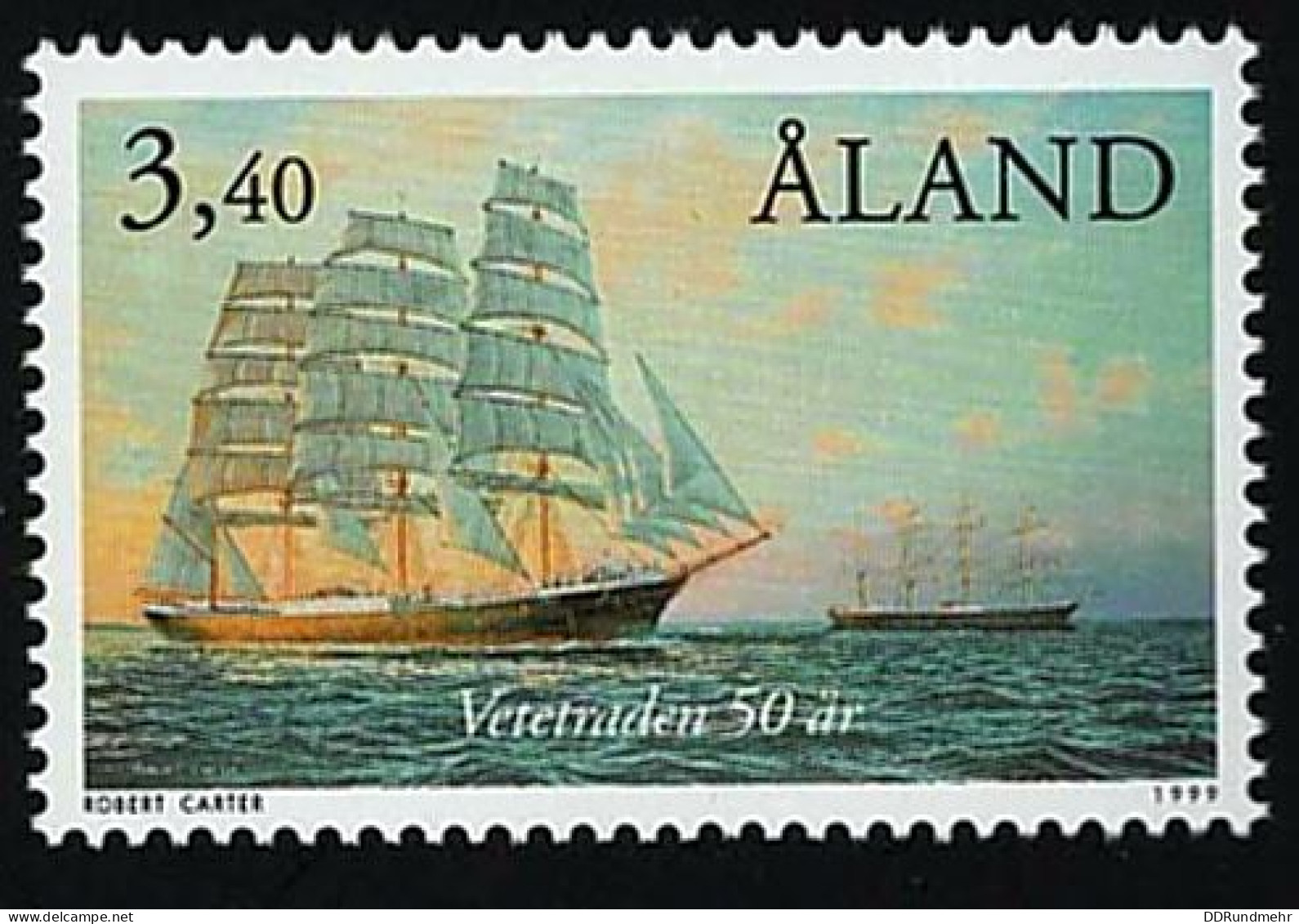 1999 Sailships 1999 Sailships  Michel AX 155 Stamp Number AX 156 Yvert Et Tellier AX 155 Stanley Gibbons AX 151 A Xx MNH - Aland