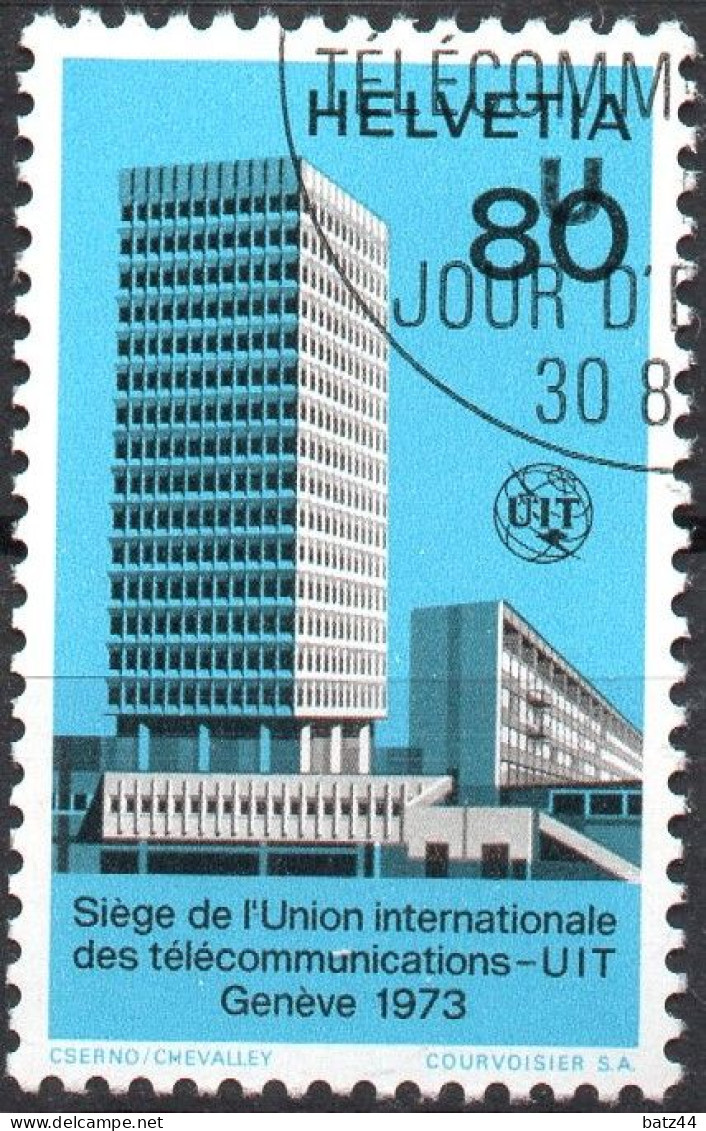 SUISSE Lot De 8 Timbres De Service UPU Et UIT Oblitéré Sans Charnière De 1973 à 1976 - Officials