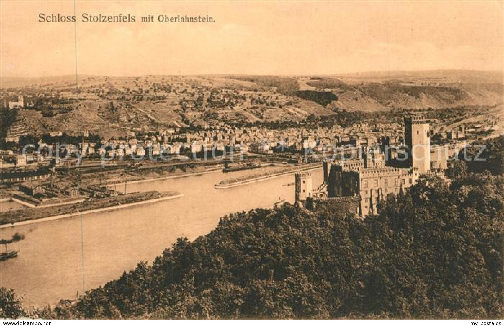 73560194 Oberlahnstein Schloss Stolzenfels Oberlahnstein - Lahnstein