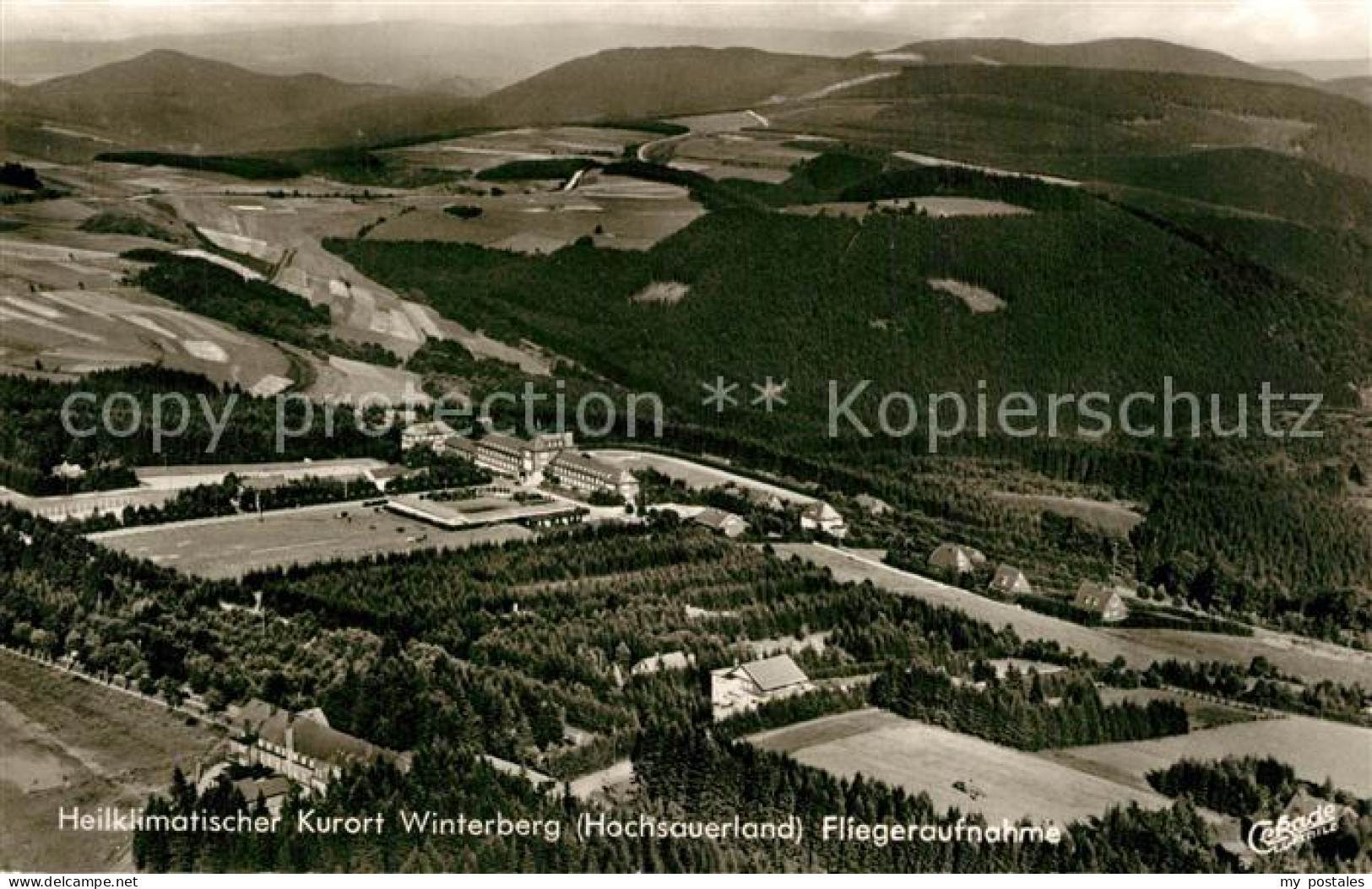 73559667 Winterberg Hochsauerland Heilklimatischer Kurort Fliegeraufnahme Winter - Winterberg