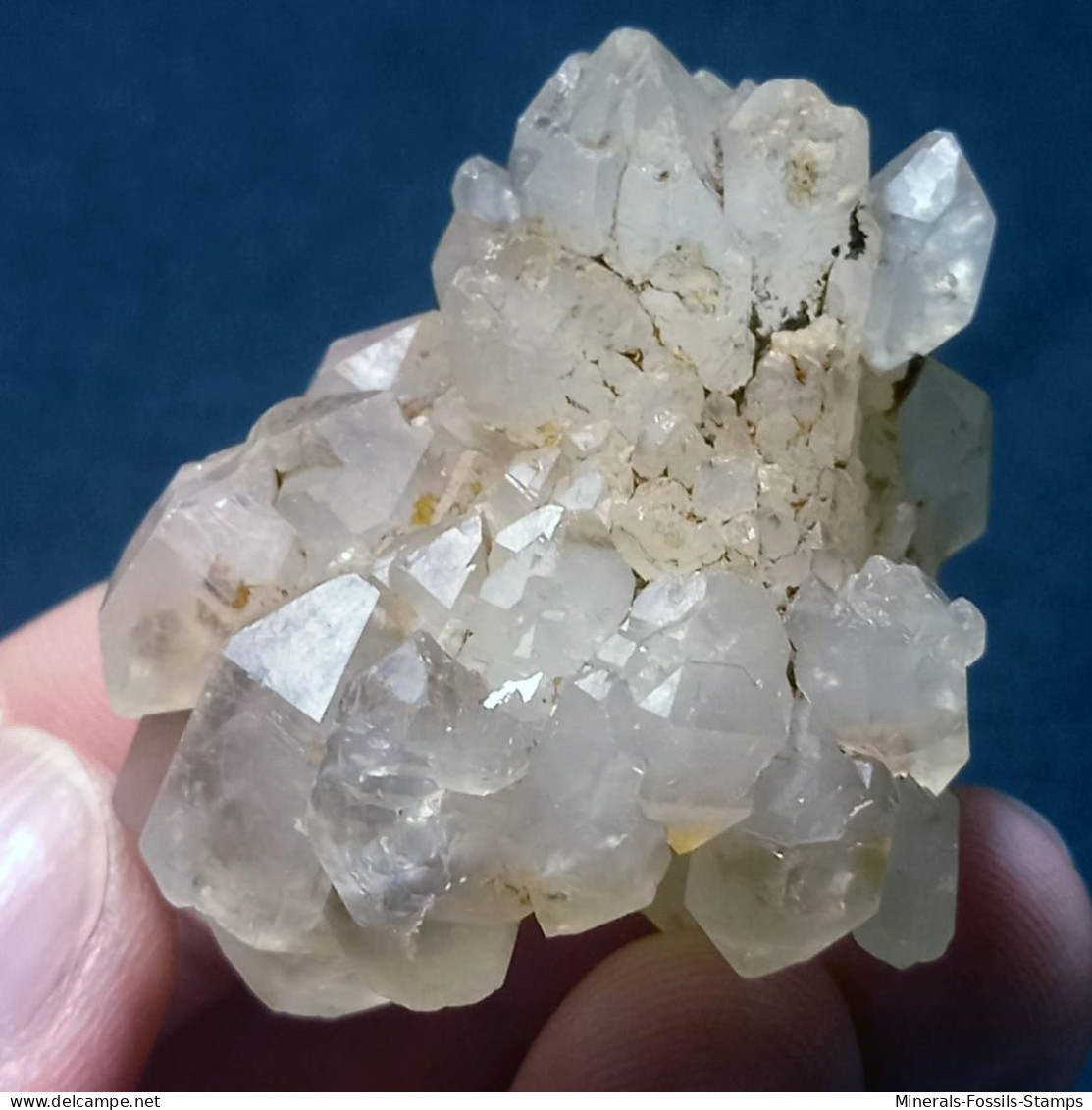 #O51 RARE Splendide Groupe QUARTZ Cristaux Maclés (Martigny, Valais, Suisse) - Minerals