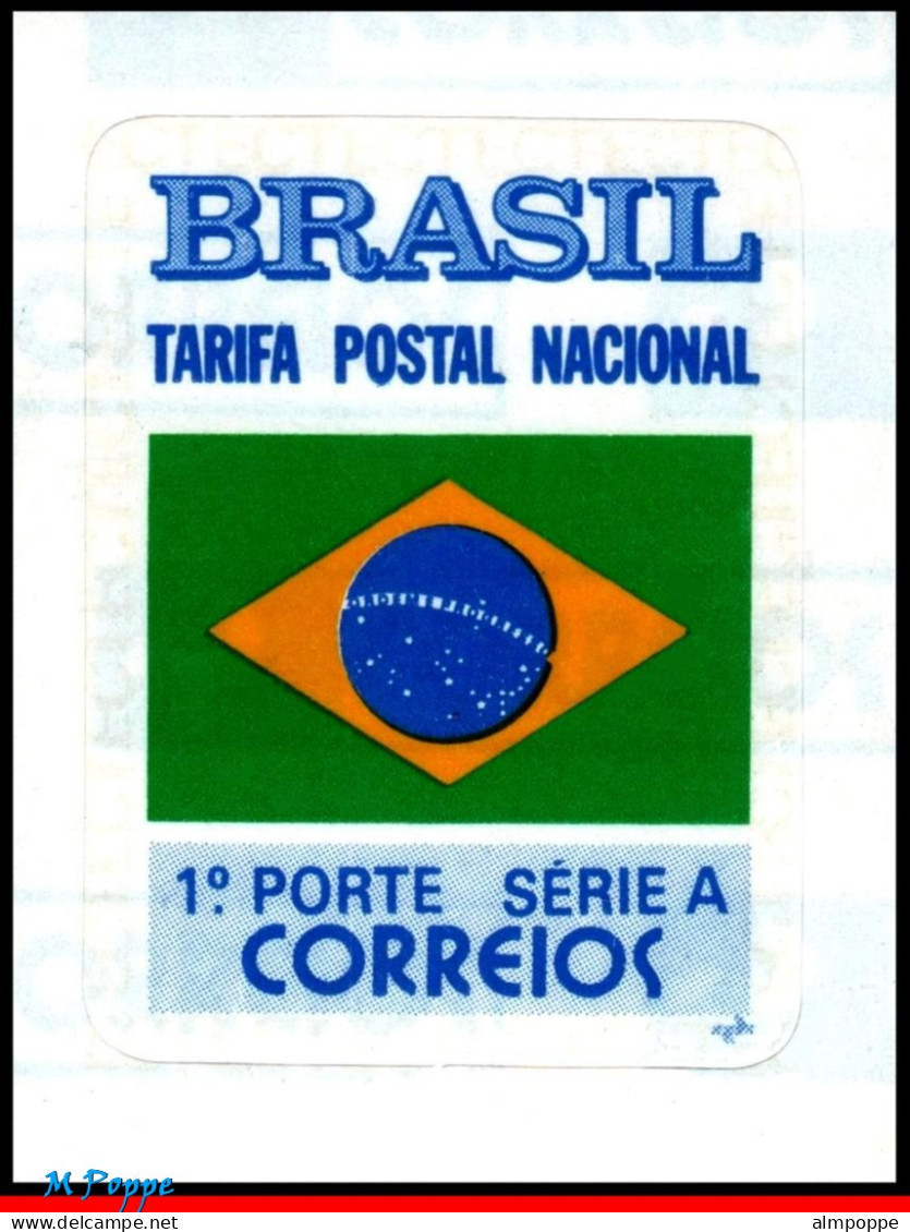 Ref. BR-2407 BRAZIL 1993 - NATIONAL FLAG, MI# 2522,SELF-ADHESIVE MNH, FLAGS 1V Sc# 2407 - Ungebraucht