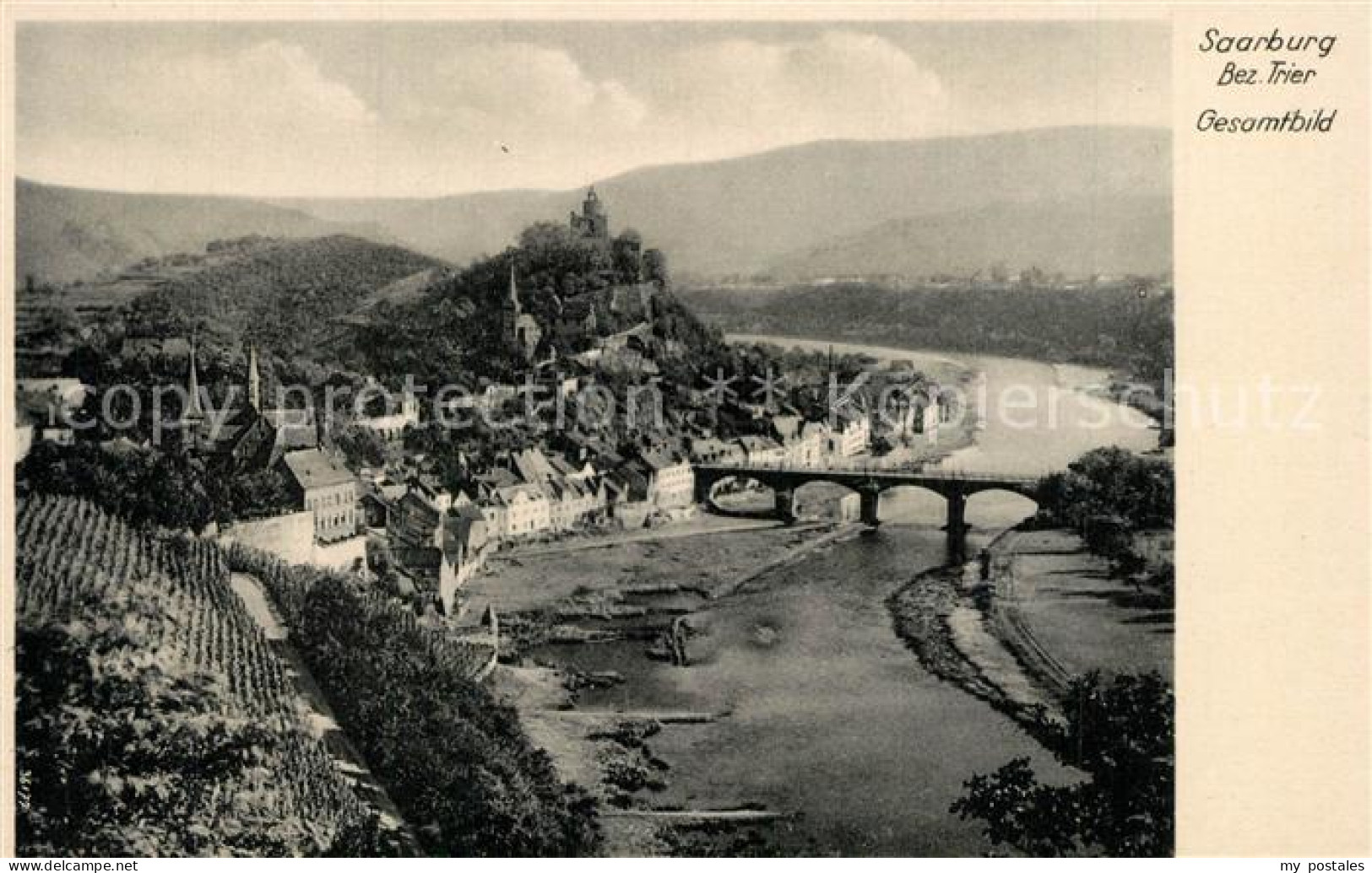 73559583 Saarburg Saar Panorama Saarburg Saar - Saarburg