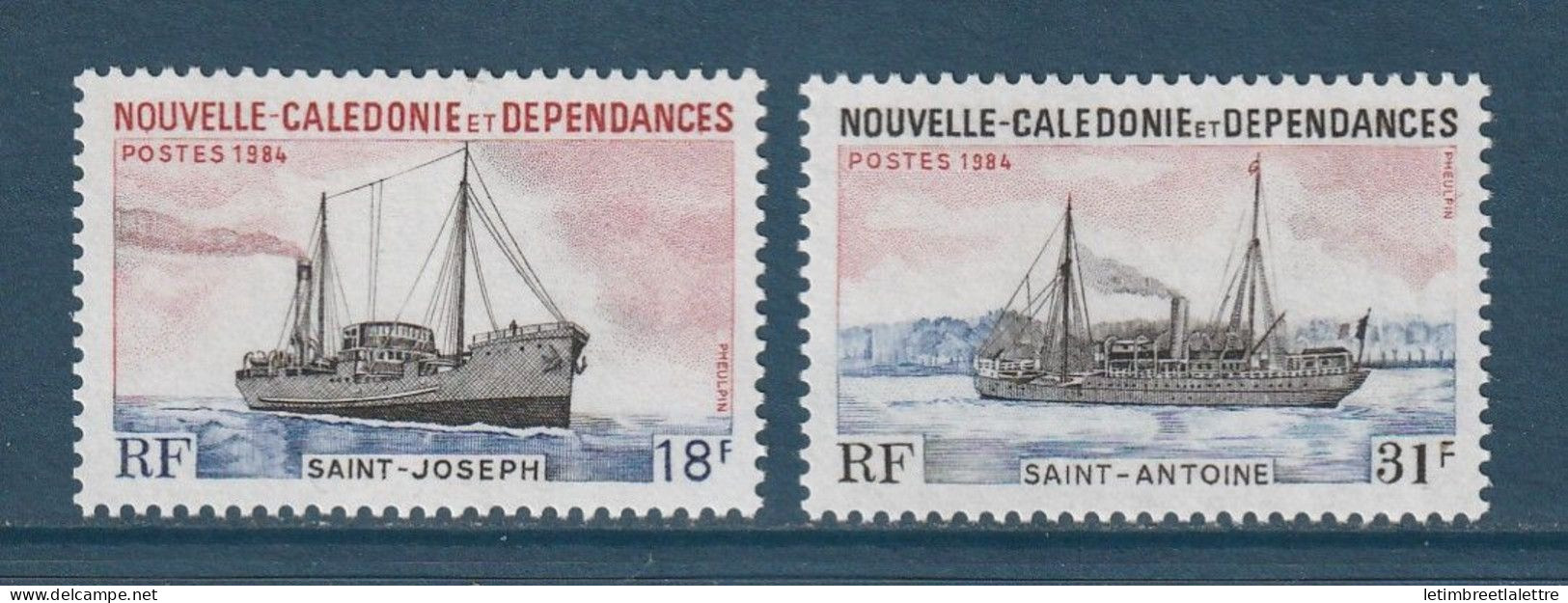 Nouvelle Calédonie - YT N° 484 Et 485 ** - Neuf Sans Charnière - 1984 - Nuovi