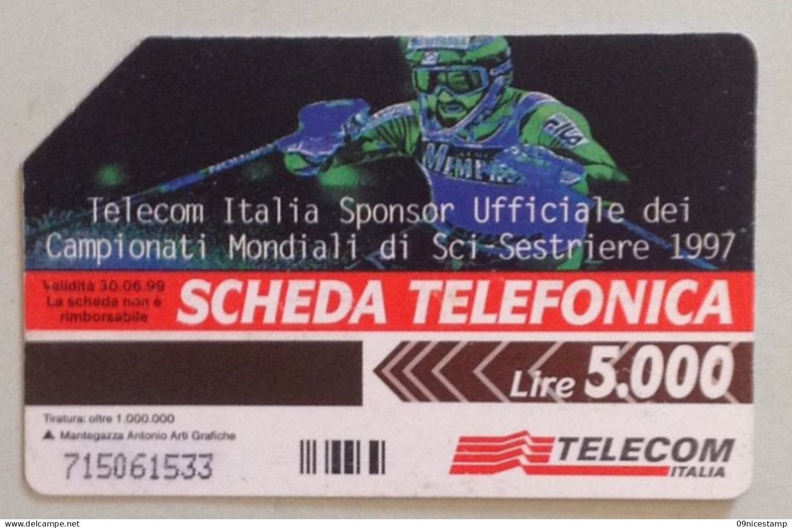 Italy, Telephonecard, Empty And Used - Deportes