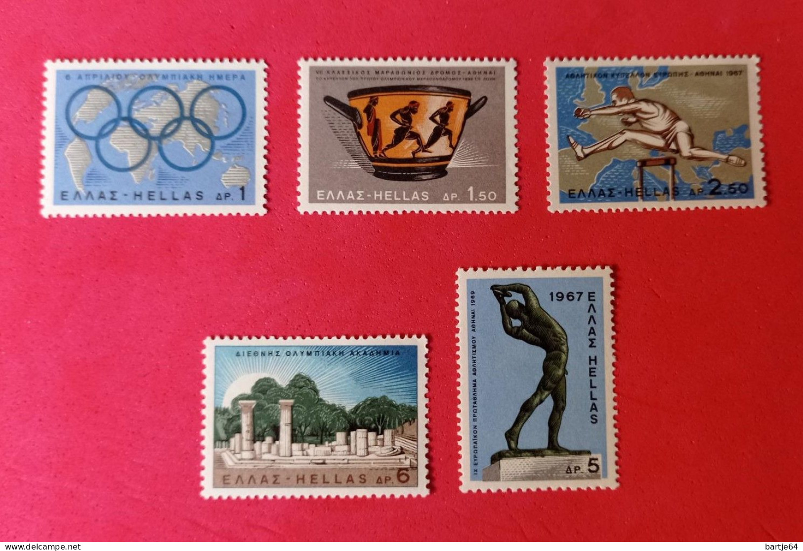 1968 Greece - Serie MNH - Sommer 1968: Mexico