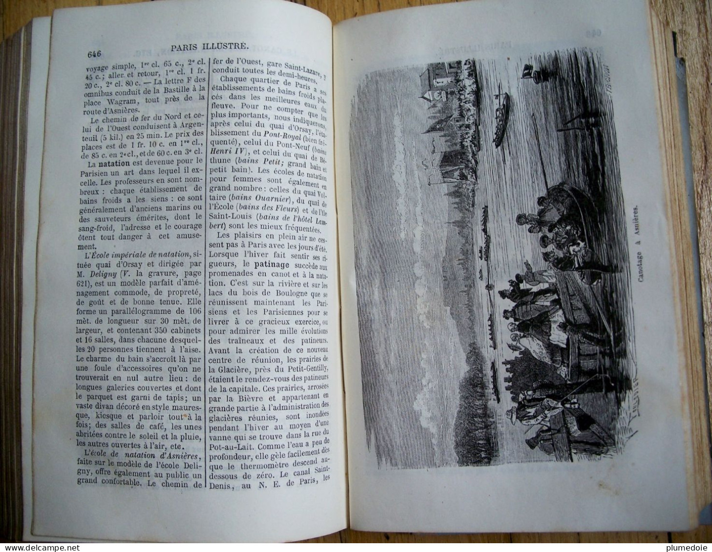 RARE EO  PARIS ILLUSTRE 1870 - 1873 ADOLPHE JOANNE , Plans Dépliables , 442 Vignettes GUIDE DE L'ETRANGER ET DU PARISIEN - Tourism