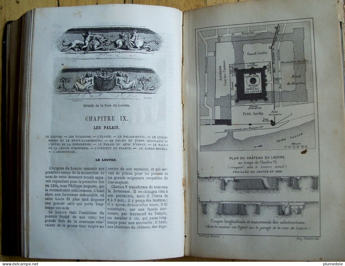 RARE EO  PARIS ILLUSTRE 1870 - 1873 ADOLPHE JOANNE , Plans Dépliables , 442 Vignettes GUIDE DE L'ETRANGER ET DU PARISIEN - Turismo