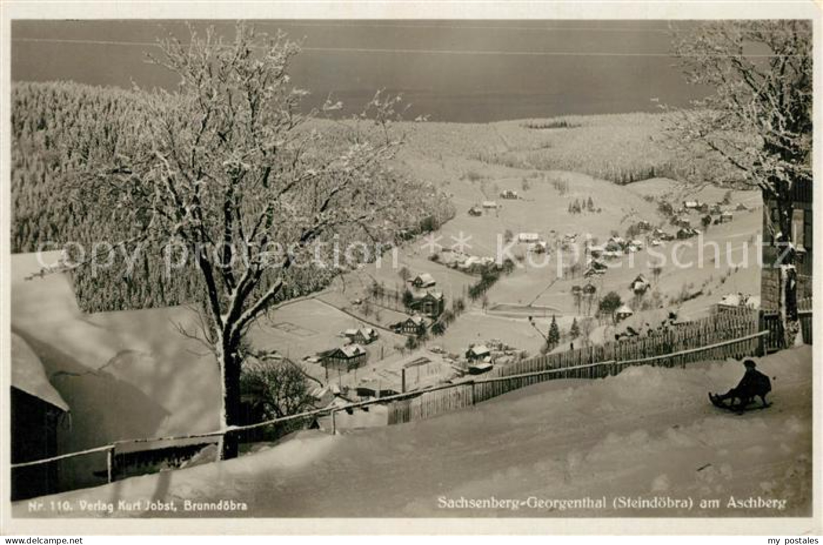 73559428 Sachsenberg-Georgenthal Am Aschberg Winterpanorama Sachsenberg-Georgent - Klingenthal