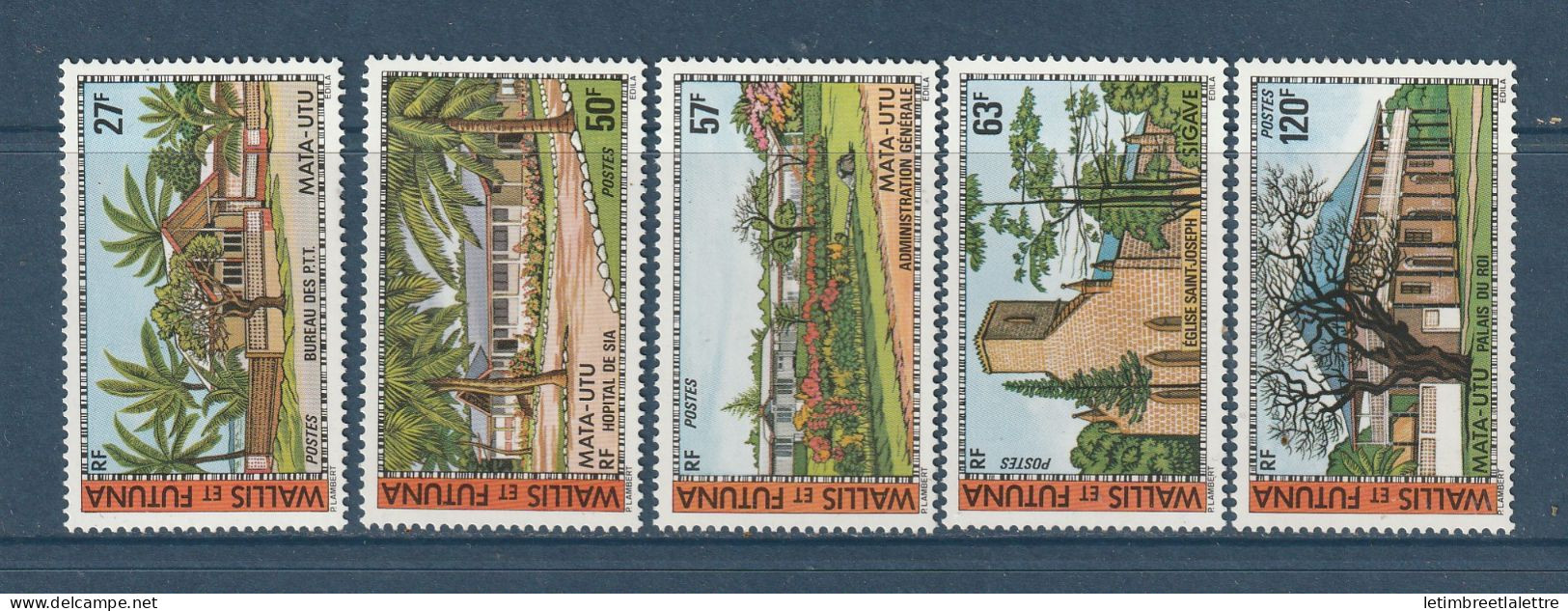 Wallis Et Futuna - YT N° 203 à 207 ** - Neuf Sans Charnière - 1977 - Neufs